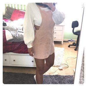 3/$25 Pale Pink Overall Dress